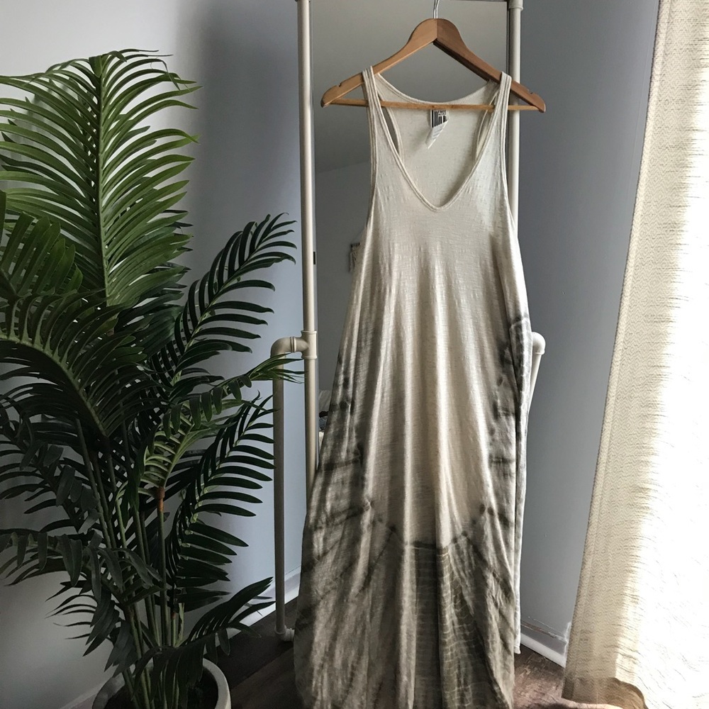 Tie dye beach maxi